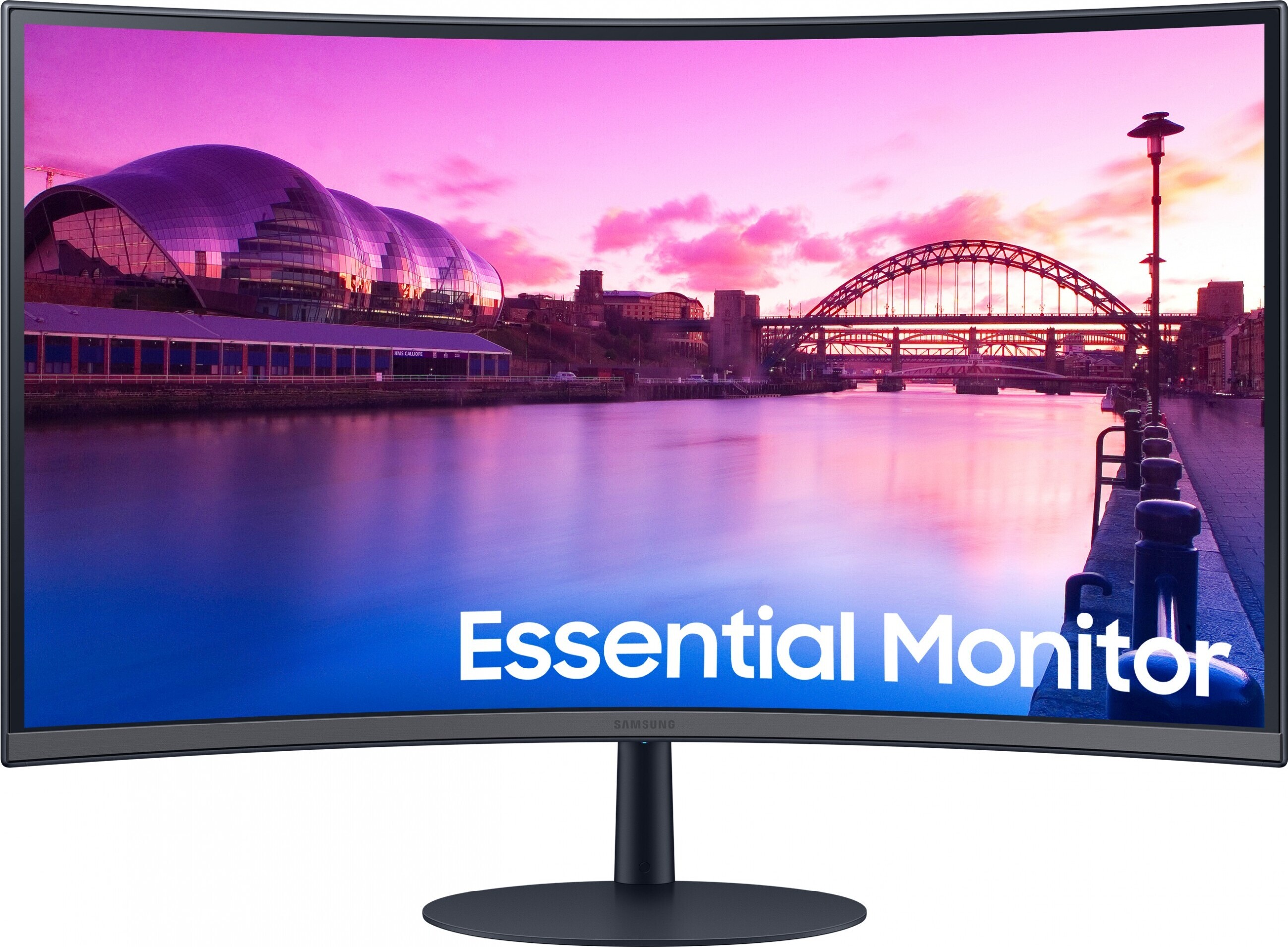 Monitor Essential S39C, Schwarz, 27 Zoll, Full HD, Curved, VA, 75 Hz, 4 ms