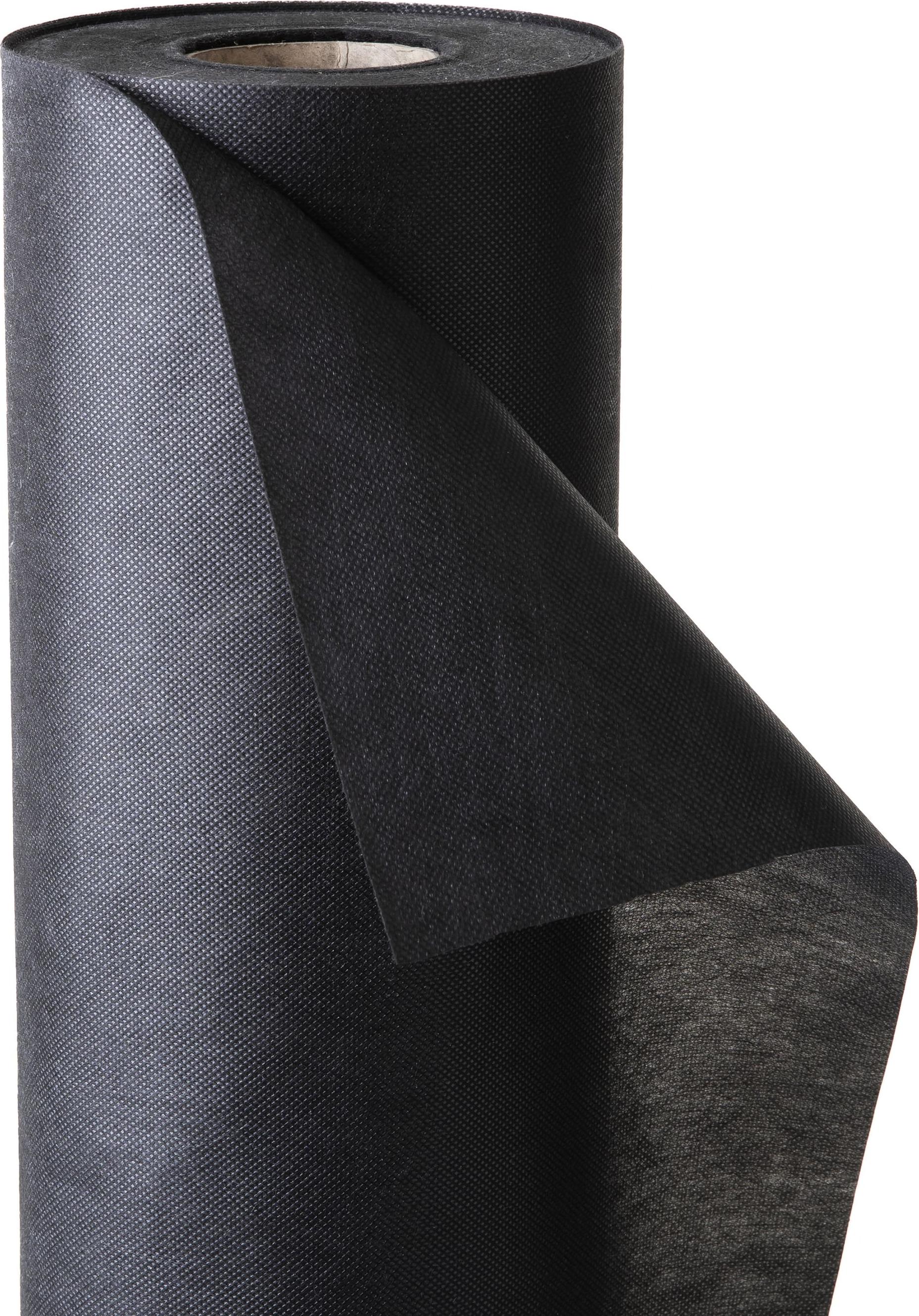 Telo Anti-Erbacce In Tessuto Non Tessuto 150 G/m², 1,5m X 100m (150 M²), Nero, Traspirante E Resistente, Pacciamatura Ecologica