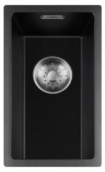 Togo Spülbecken 17BQ-FU-Inox Schwarz