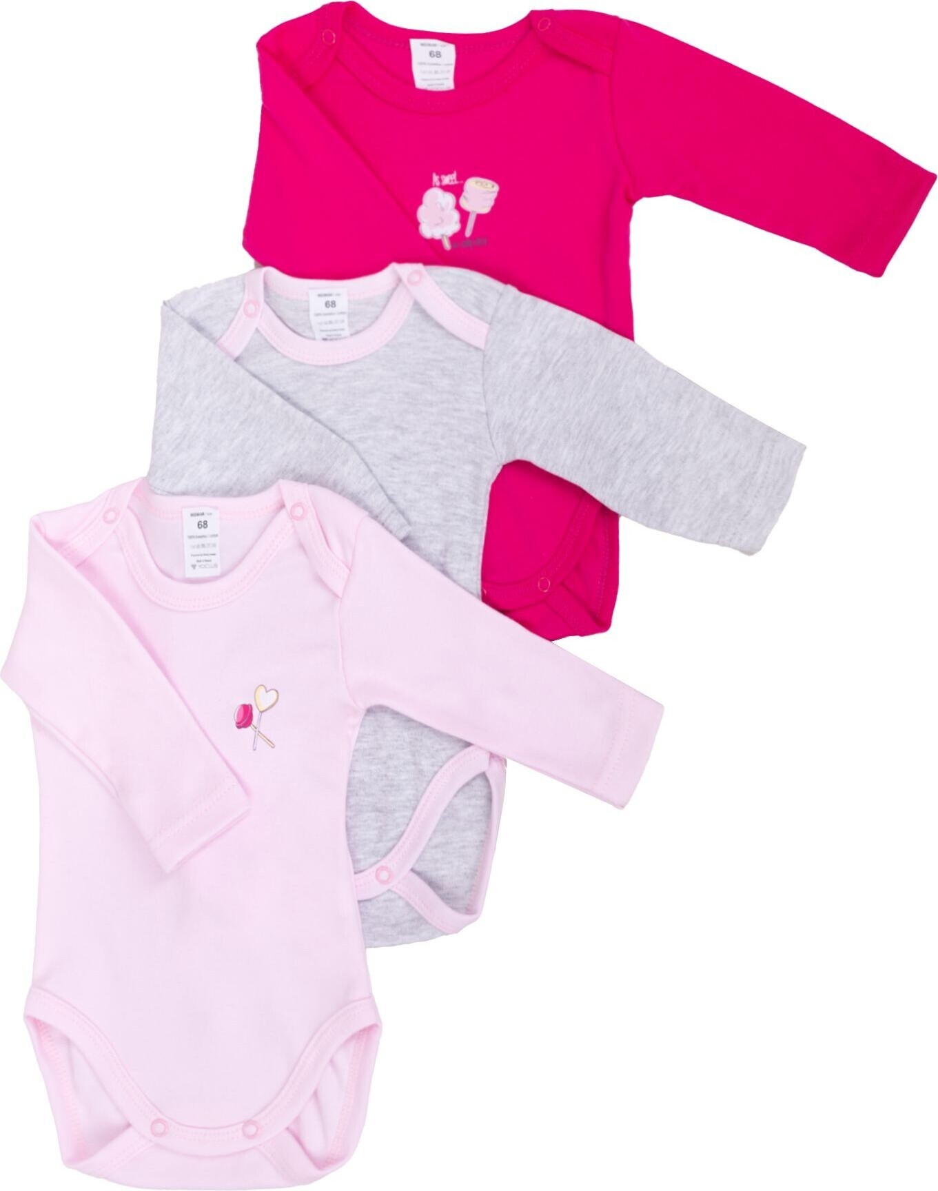 VOSERY Langarm-Body Damen Camouflage - Rollkragen-Bodysuit Bauchkontrolle Rosa/Violett