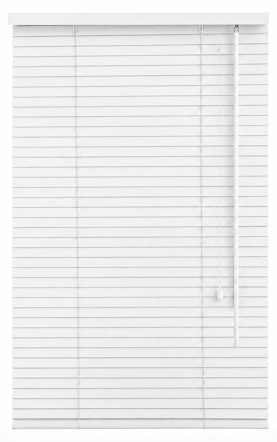 salcar Sekey Jalousie Holzjalousie 35mm Holz jalousien Jalousette Echtholz Anpassbare Jalousie 120x130cm – 35mm Weiß, Größe B120 x H130 cm