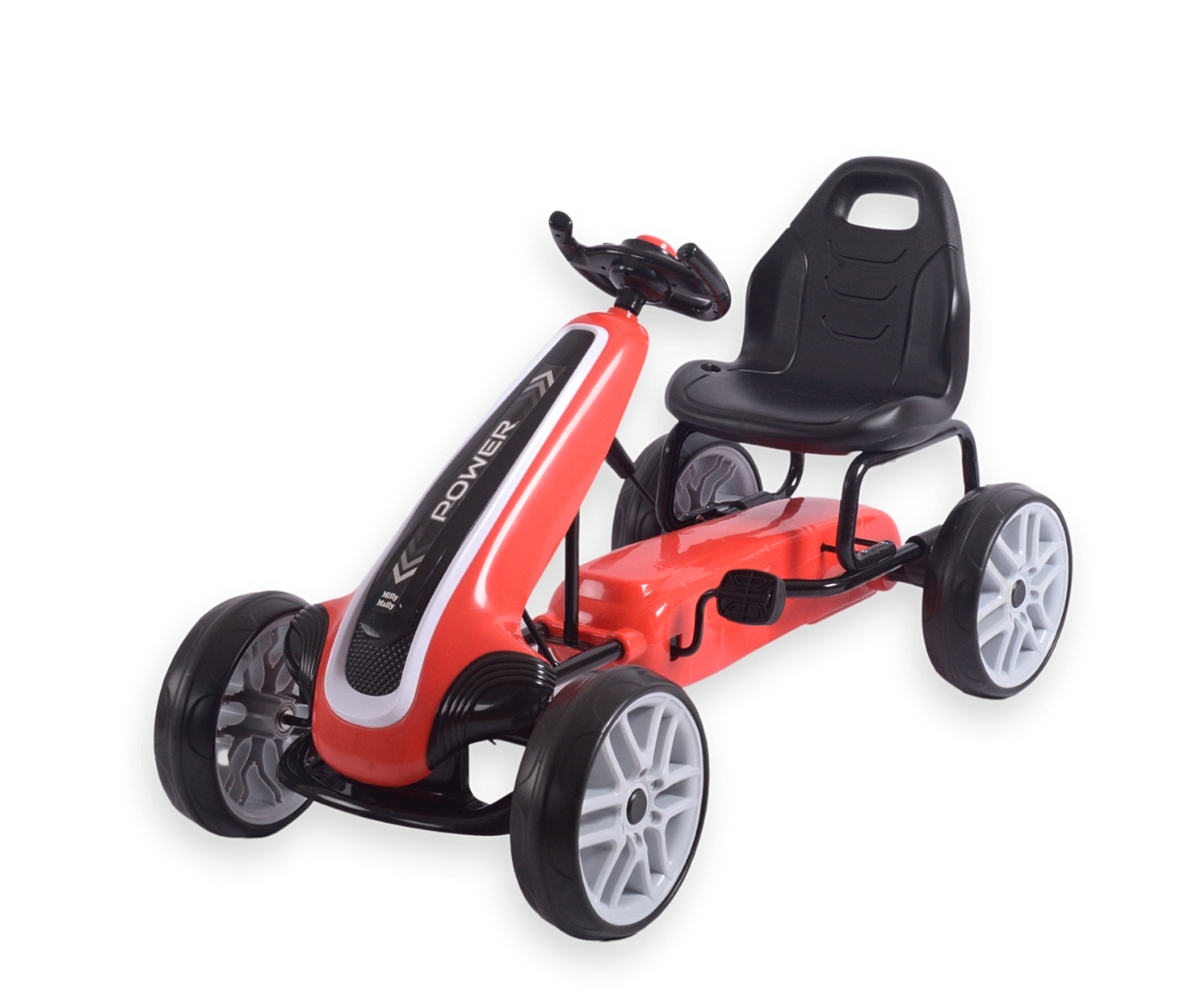 Milly Mally Power Rotes Pedal-Gokart