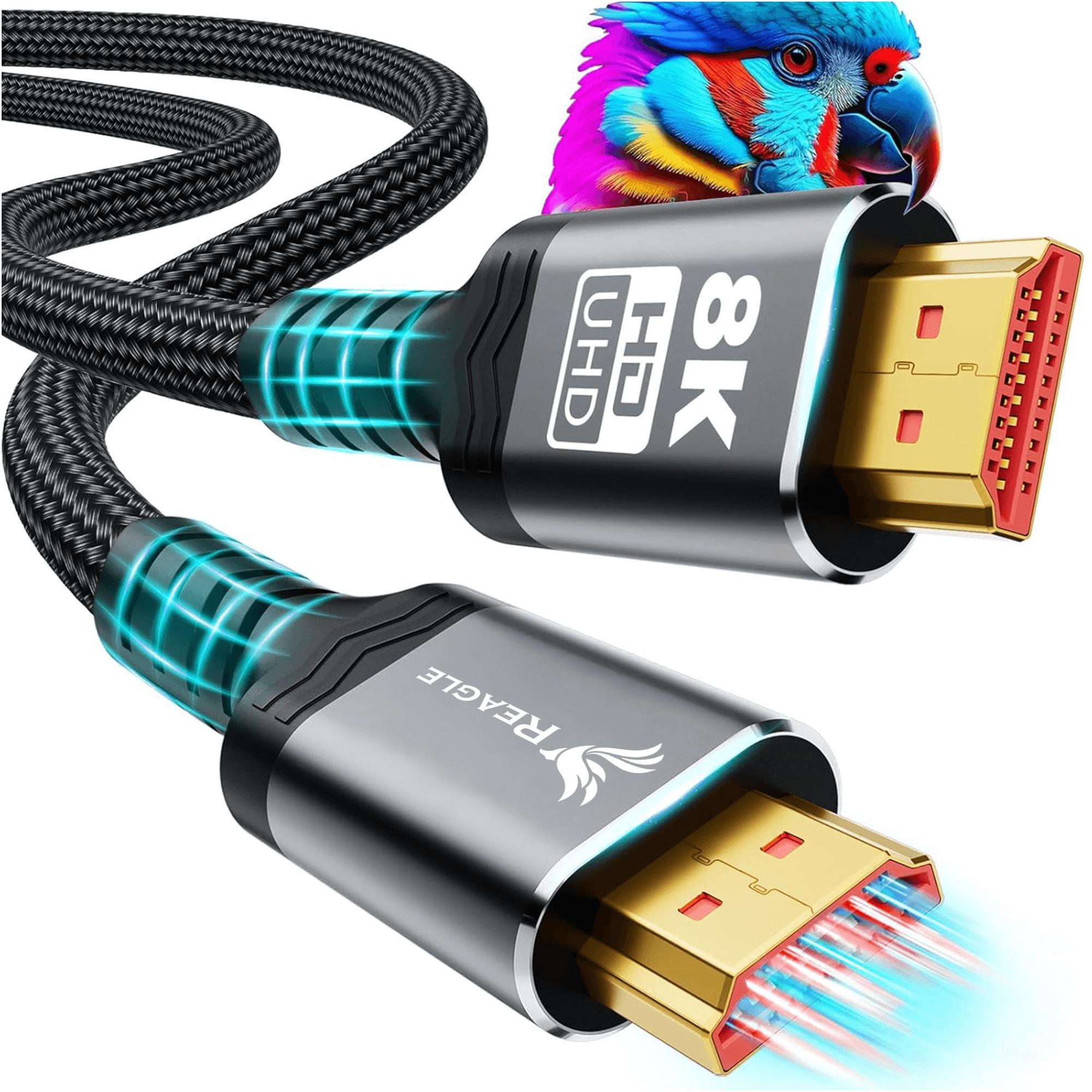 2m - NUOVO Cavo HDMI 8K 2.1 120Hz con DSC - 4K 240Hz 2K 240Hz - UHD II