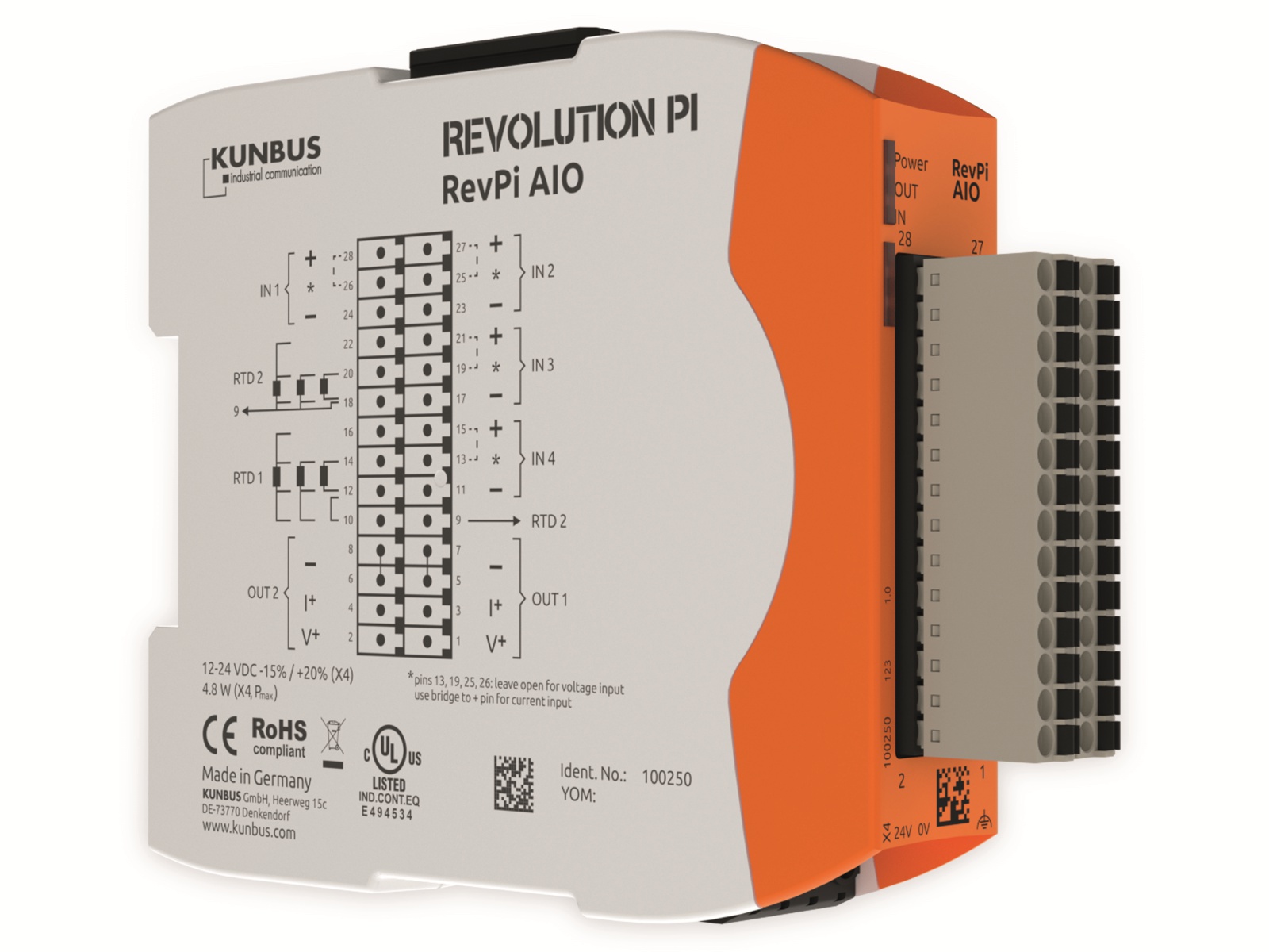 Kunbus GmbH Signalmodul KUNBUS RevPi AIO PR100250
