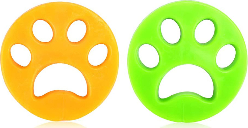 INF Fellentferner für Kleidung - entfernt Hunde-/Katzenhaare Grün/Gelb 2er-Pack 55867577