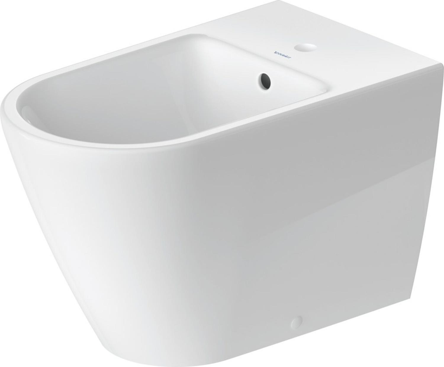 Duravit Stand-Bidet D-NEO m ÜL mit Hahnlochbank 1 Hahnloch weiß weiß 2294100000