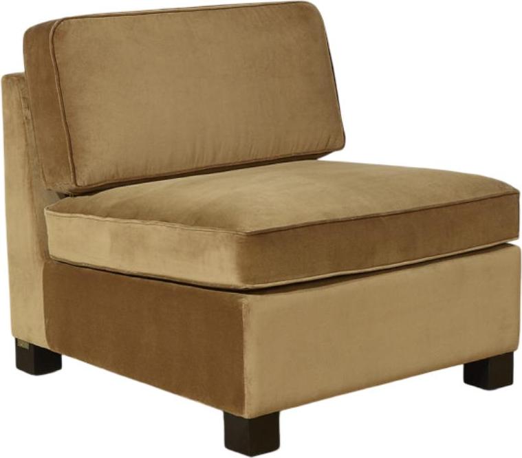 Robin des bois Samtbank im zeitgenössischen Stil, 1-Sitzer