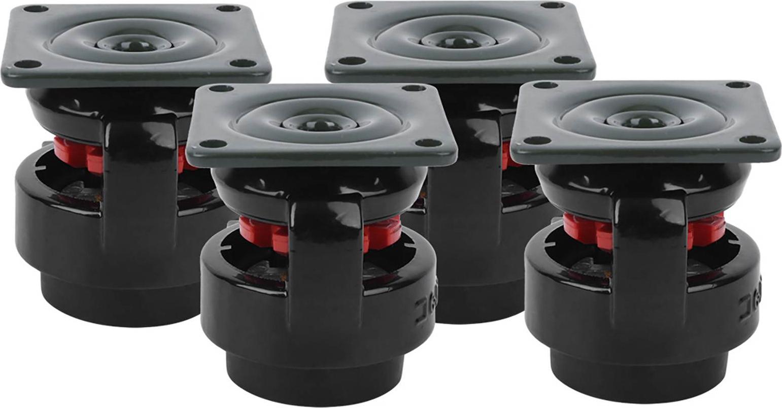 TWO TREES 4 Stück Nivellierrollen GD?60F Schwerlast-Industrierollen zur Nivellierung