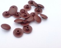 WT WINTECH a.s. Bestätigungskappe - SCHWARZ Durchmesser 6,3/7mm - für Bestätigung mit Innensechskant - Packung mit 1000 Stück