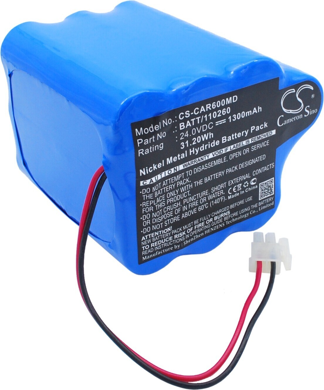 TECHTEK Akku Kompatibel mit [Cardioline] Delta 60 ECG, Delta 60 Plus, Delta 60+ ECG Machine, ECG Delta 60, ECG Delta 60+, ECG Delta 60Plus Ersetzt 11