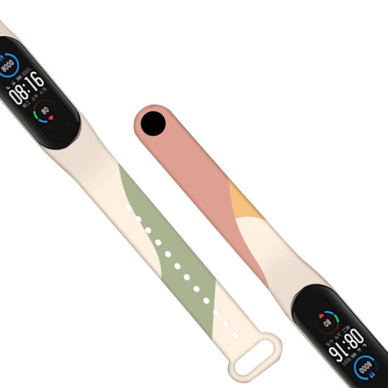 Náhradný silikónový náramok Moro Camo pre Xiaomi Mi Band 4/Mi Band 3, Camouflage-5