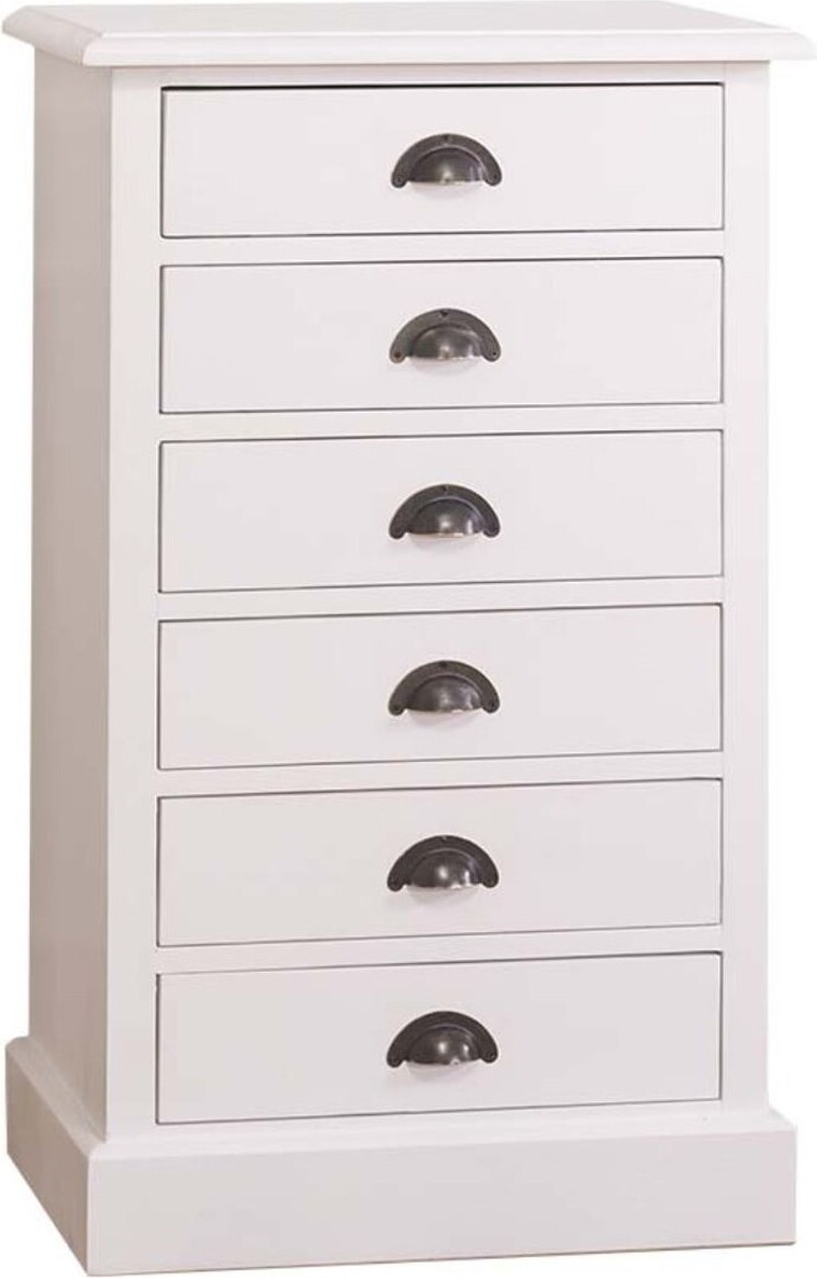 Demotex GmbH Casa Padrino Landhausstil Kommode Weiß 60 x 41 x H. 97 cm - Landhausstil Möbel