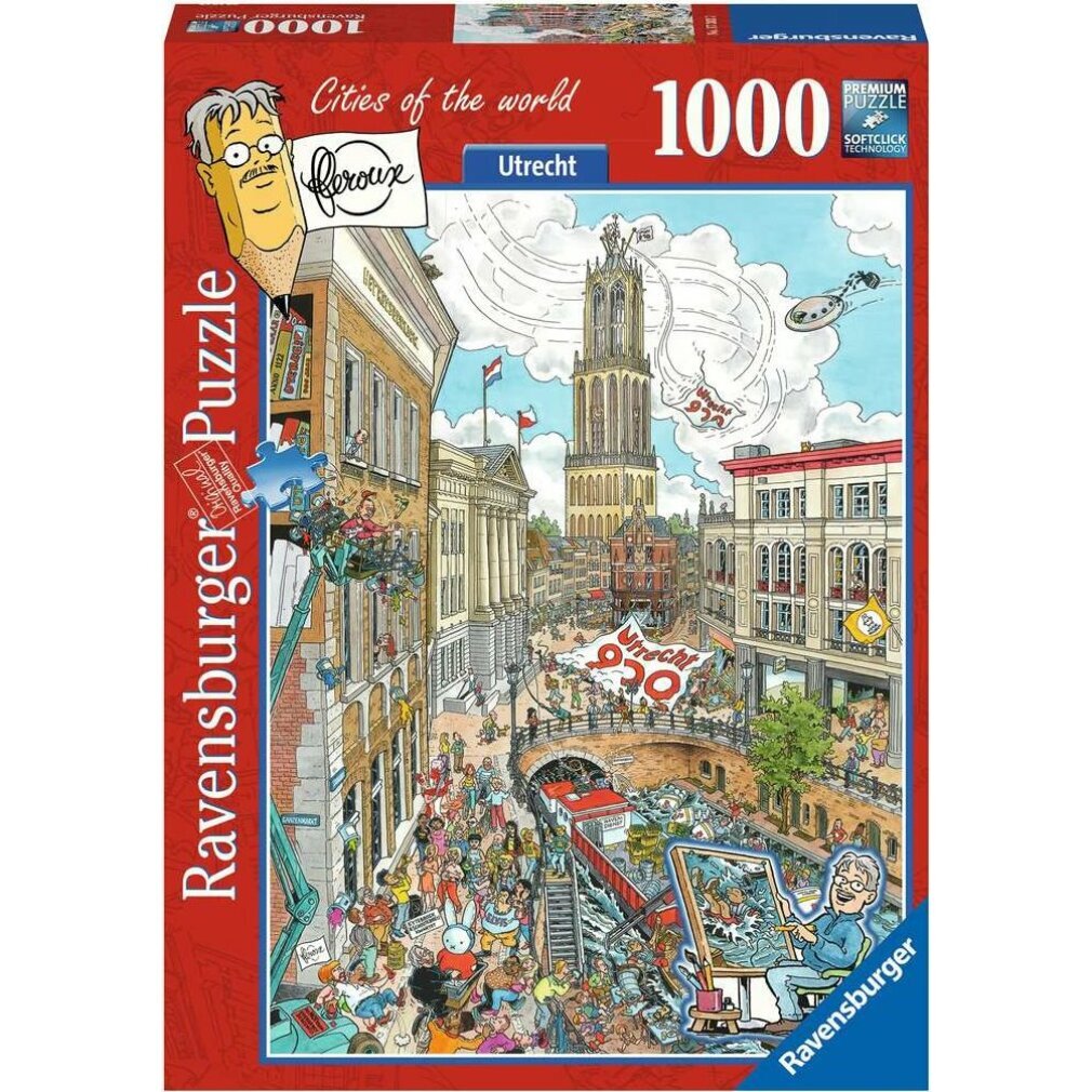 Ravensburger Spielverlag Fleroux Utrecht Jigsaw Puzzle, 1000 Teile.