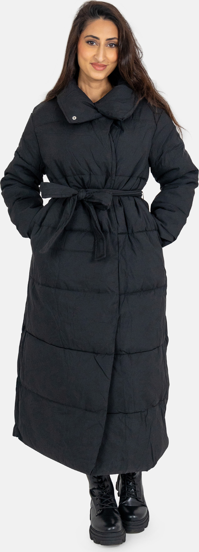Elara Damen Puffermantel JL2032 Black S Winterjacken