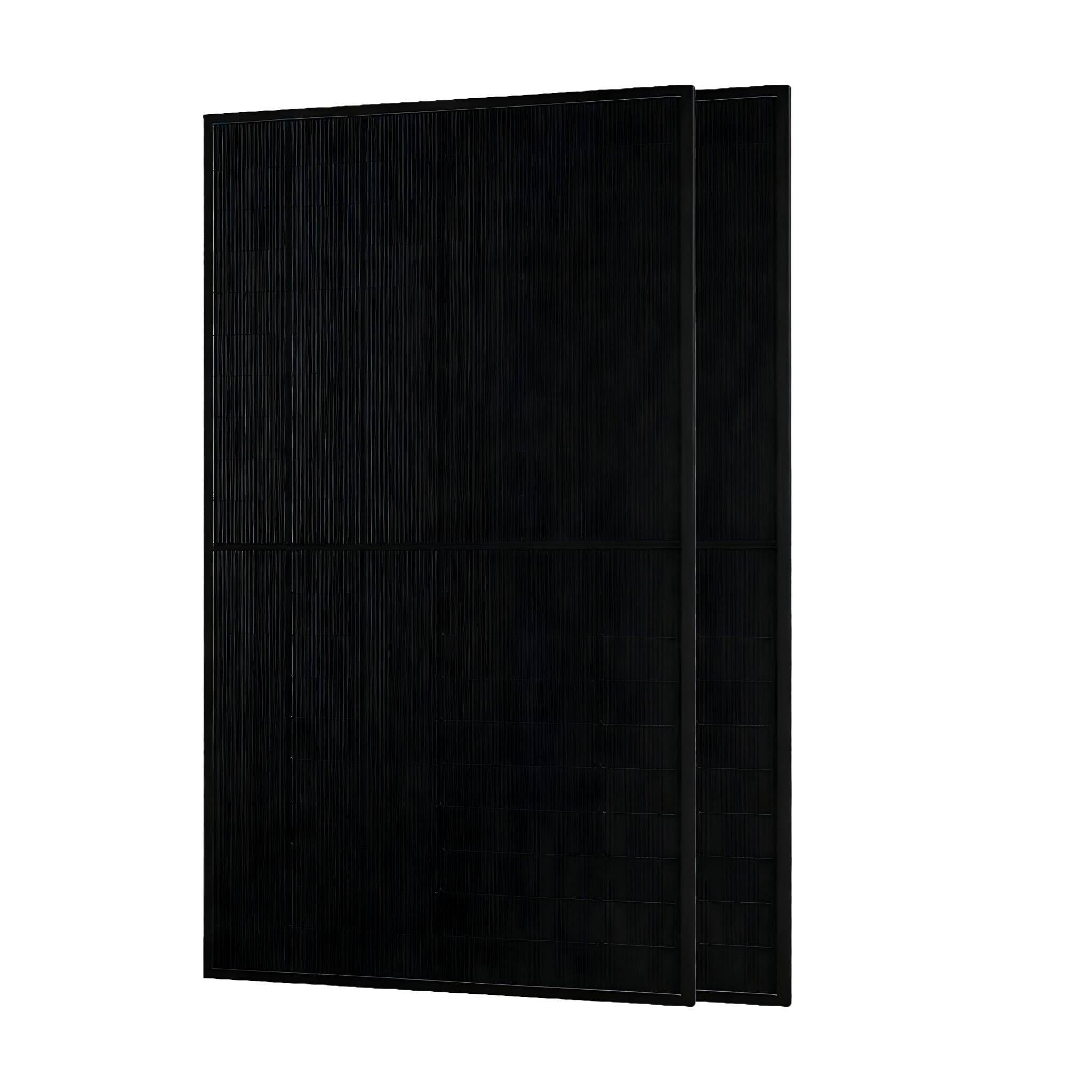 JA Solar Solarmodul 500W Bifazial Glas-Glas Photovoltaik full black Solar panel 2 pcs