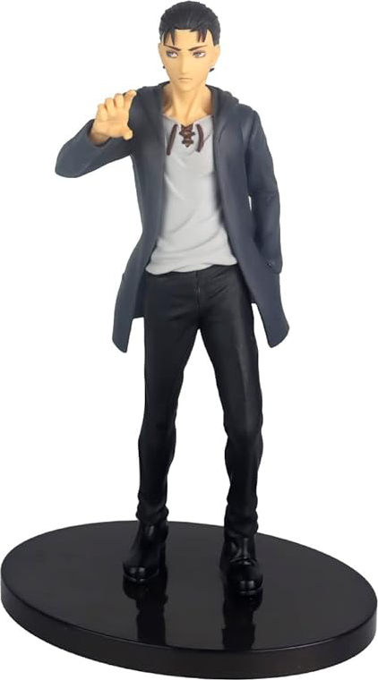 Bandai, Figur Eren Yeager aus der Serie Attack of the Titans Final Season, Schwarz 19021