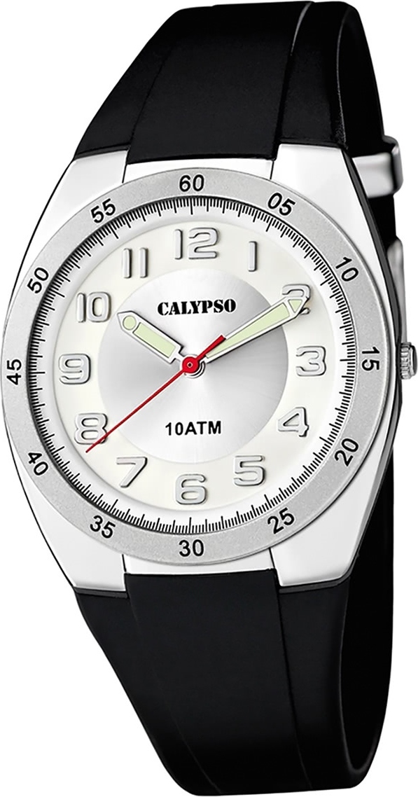 Calypso plastovéPolyuretánpánske hodinky K5753/4 náramkové hodinky čierne Analogico D2UK5753/4