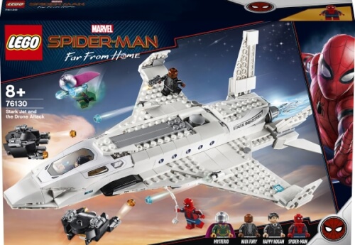 LEGO® Marvel Super Heroes™ Starks Jet & der Drohnenangriff, 76130