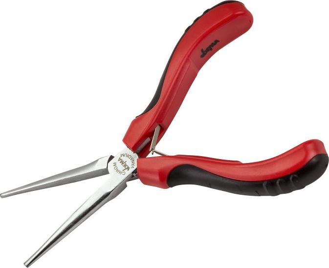 DEMA Spitzzange Flachzange Zange Telefonzange gebogen Radiozange 150 mm CR-V 22750