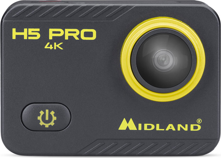 Midland Action Kamera H5 Pro Ultra HD 4K 30fps Wi-Fi Wasserdicht bis zu 30m C1515