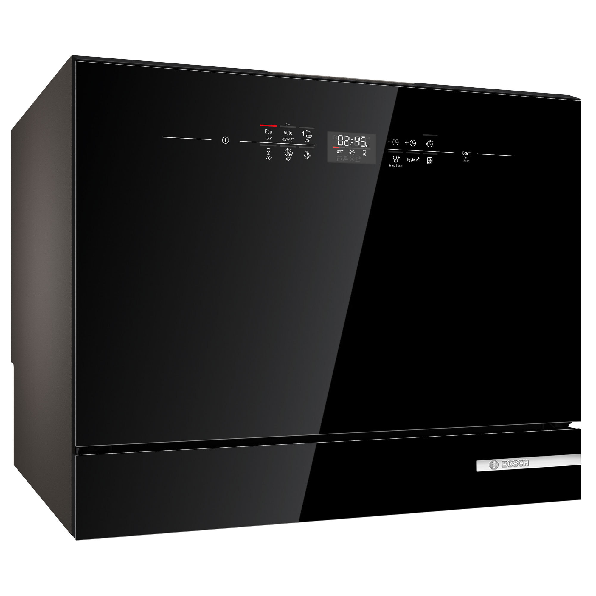 Bosch Geschirrspüler Freistehend Schwarz 55 cm Serie 6 AquaStop SKS6ITB00E