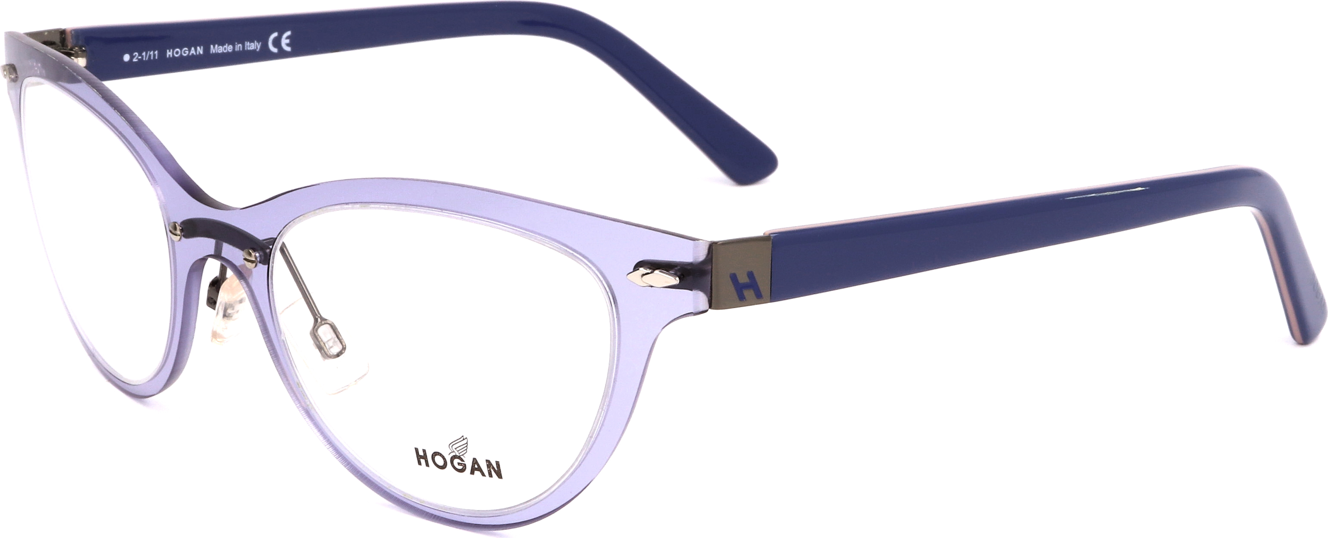 Hogan HO5019 090 SHINY BLUE 51/20/135 Damen Brillen ho5019090