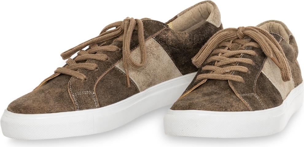 Spieth & Wensky Herren Sneaker Modell ASKOT aus Leder in den Farben Hellbraun und Braun ASKOTschotter-whisky-41