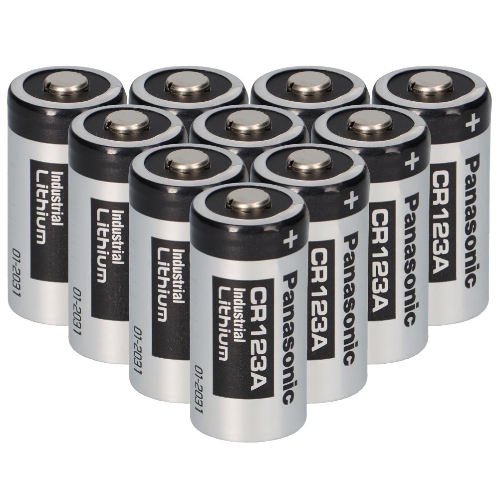 10x Panasonic 3V CR123A DL123A Batterien | Kaufland.de