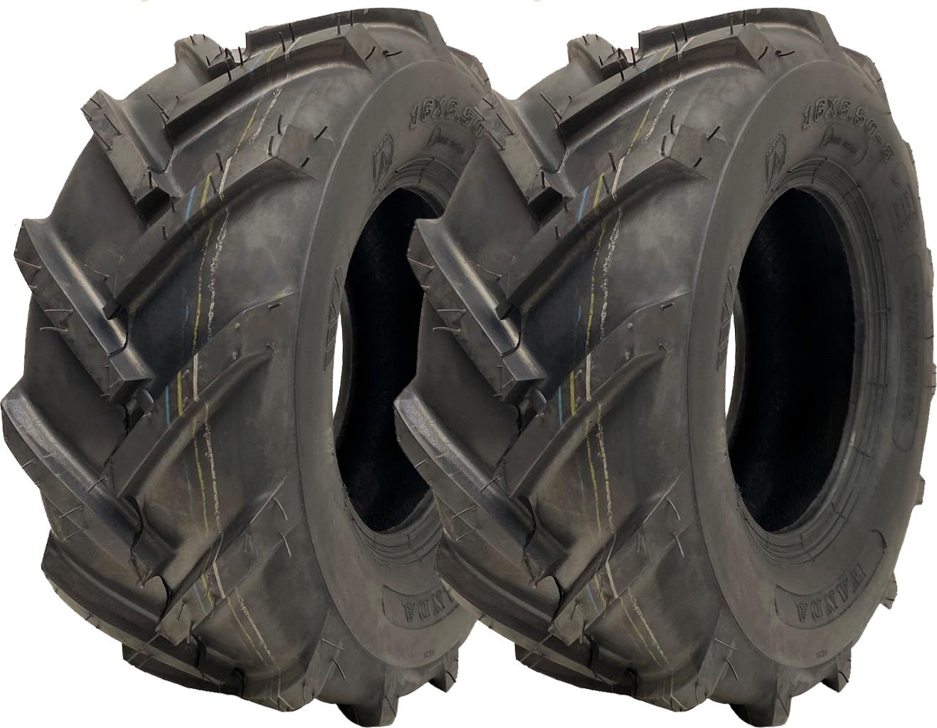 Parnells 16x6.50-8 Offene Reifen mit Stollen für Industrieanlagen Wanda P328 (Satz mit 2 Reifen) EC7300