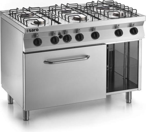 Saro Fast-Serie Gasherd Mit Elektrobackofen Modell F7/Fug6Le 423-1625