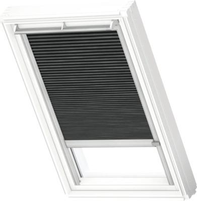 VELUX Dachfenster Wabenplissee graphitgrau mit grauem Alu-Rahmen solarbetriebenCK04 1047K