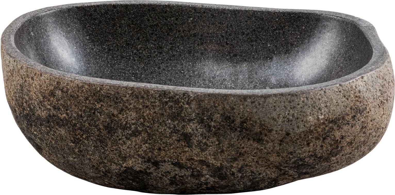 GemLook Naturstein waschbecken 41 - 46 x 30 - 40 x 15 cm GL134