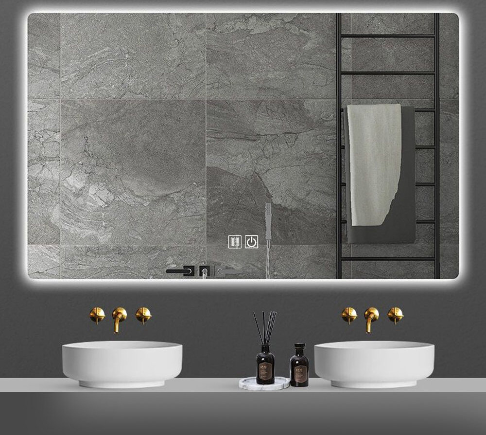 Aloni LED Bad WC Spiegel Queen erhitzt 100x60 LDH1075