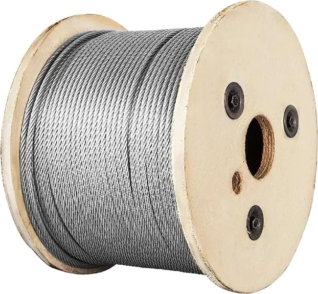 OEM Edelstahl-Drahtseil, hohe Zugfestigkeit, 2100 lbs Bruchfestigkeit, 300M x 3,2MM 2266