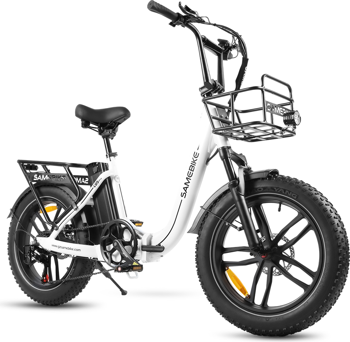 20-palcový elektrobicykel City E-Bikes & E-Holland Bikes LCD Elektrický bicykel s 20'' × 4,0'' tučnou pneumatikou, 13Ah E-Bike skladacie kolesá