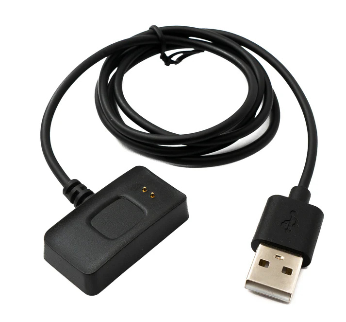 SYSTEM-S USB 2.0 kábel 93 cm nabíjacia stanica pre Huawei Honor A2 Smartwatch Adapter Black