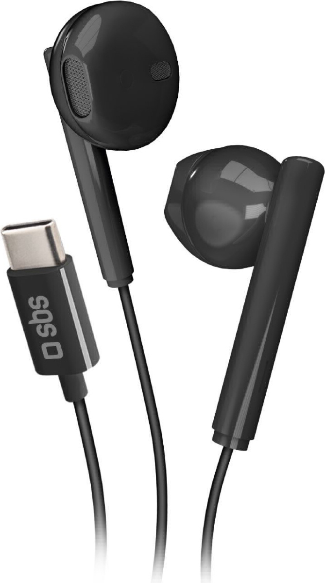 SBS - Stereo slúchadlá Studio Mix 65c, USB-C konektor, čierna
