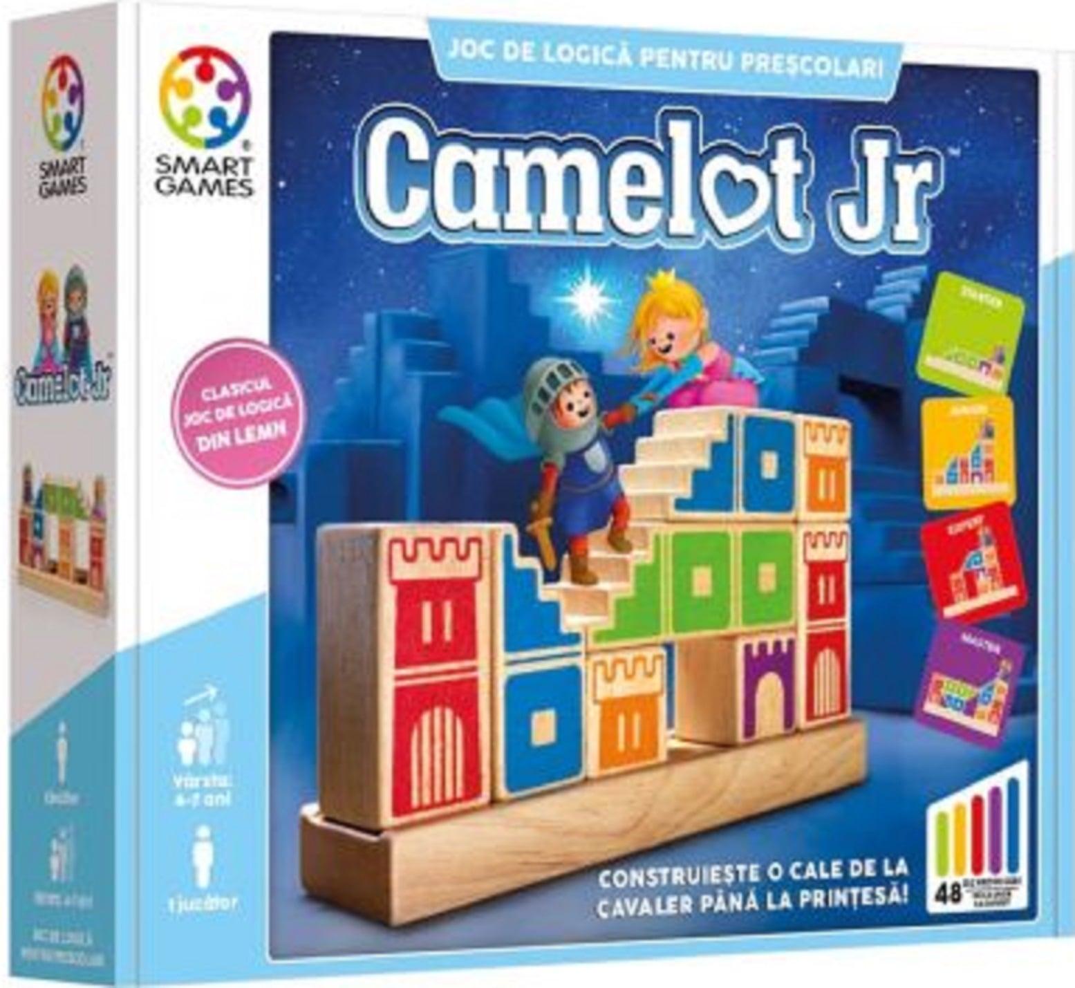 Smart Games Camelot Jr – Logikspiel aus Holz mit 48 Herausforderungen