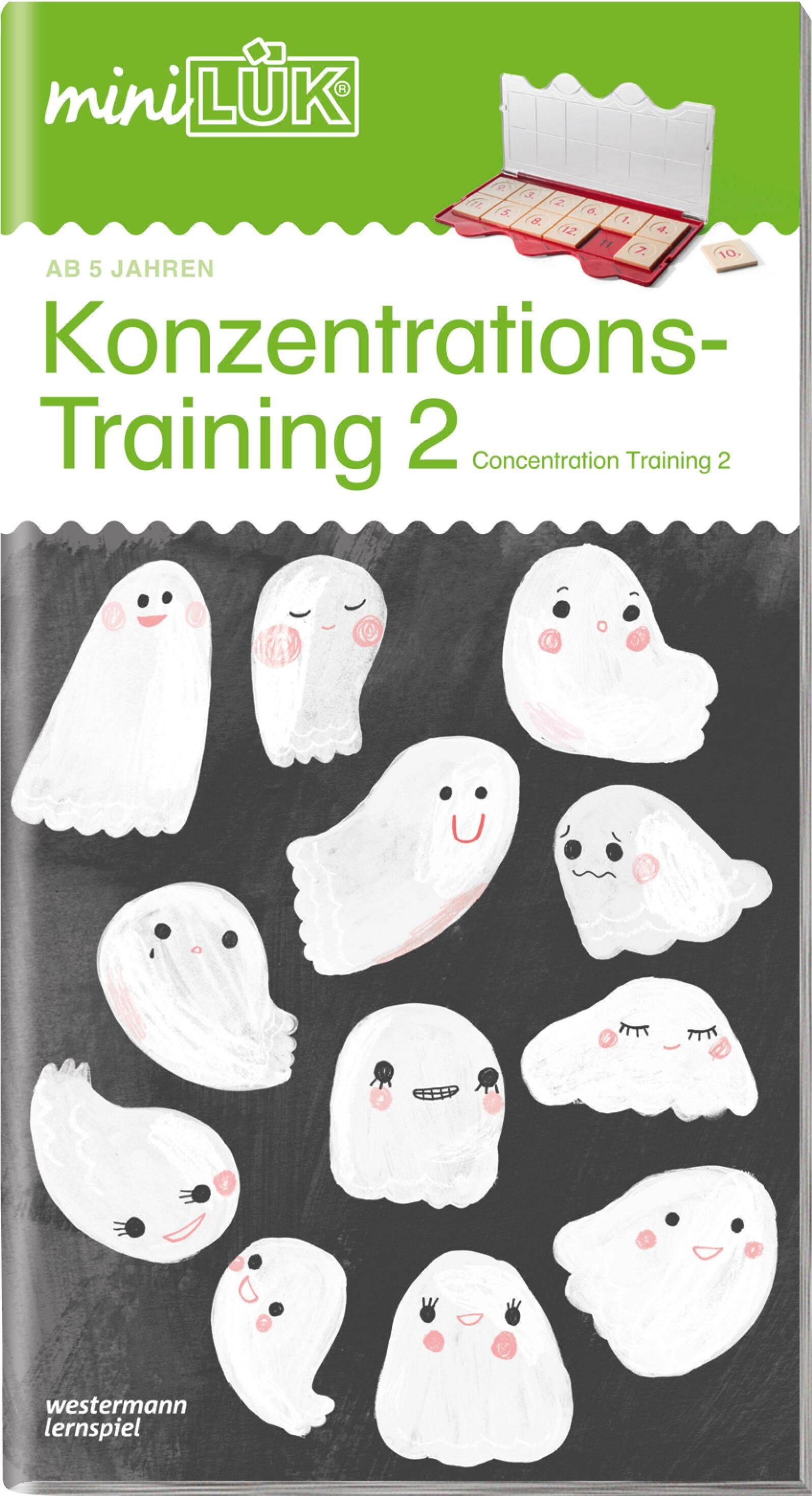 LÜK. Konzentrationstraining 2: für Vor- und Grundschulkinder / concentration training - ab 1. Klasse 319