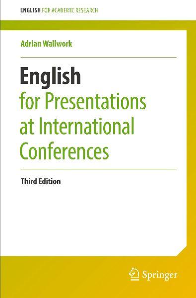 Springer Englisch für Präsentationen auf internationalen Konferenzen