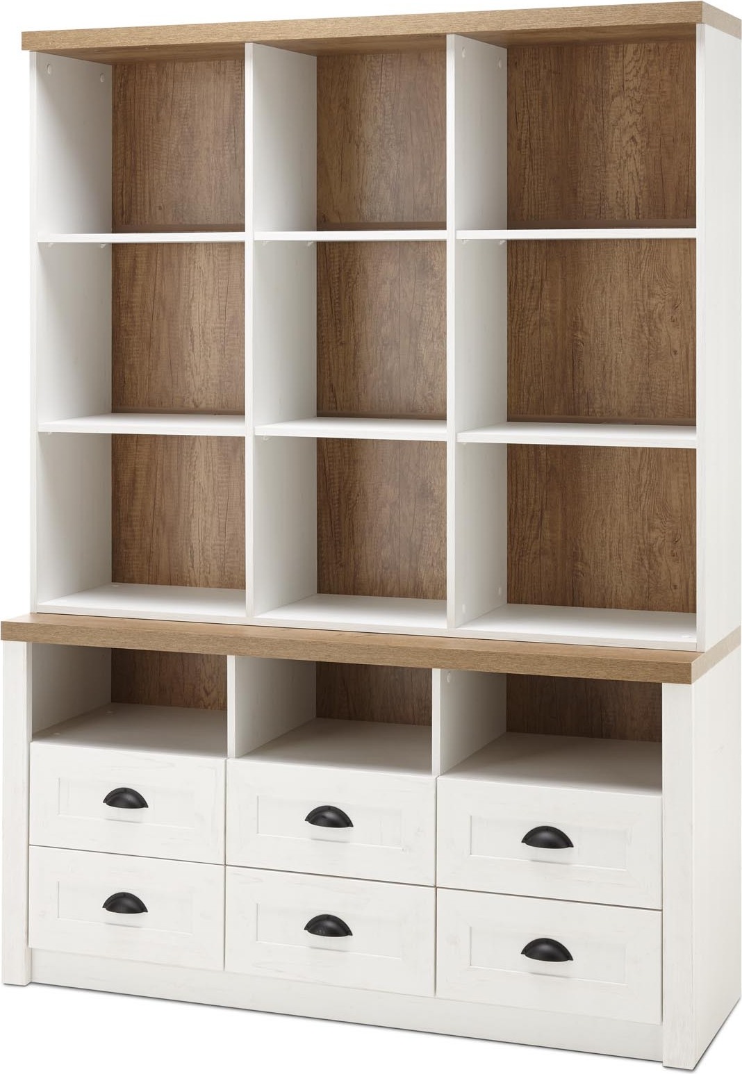 Buffet Provence B7 - Pinie Weiß / Eiche hell Nachbildung