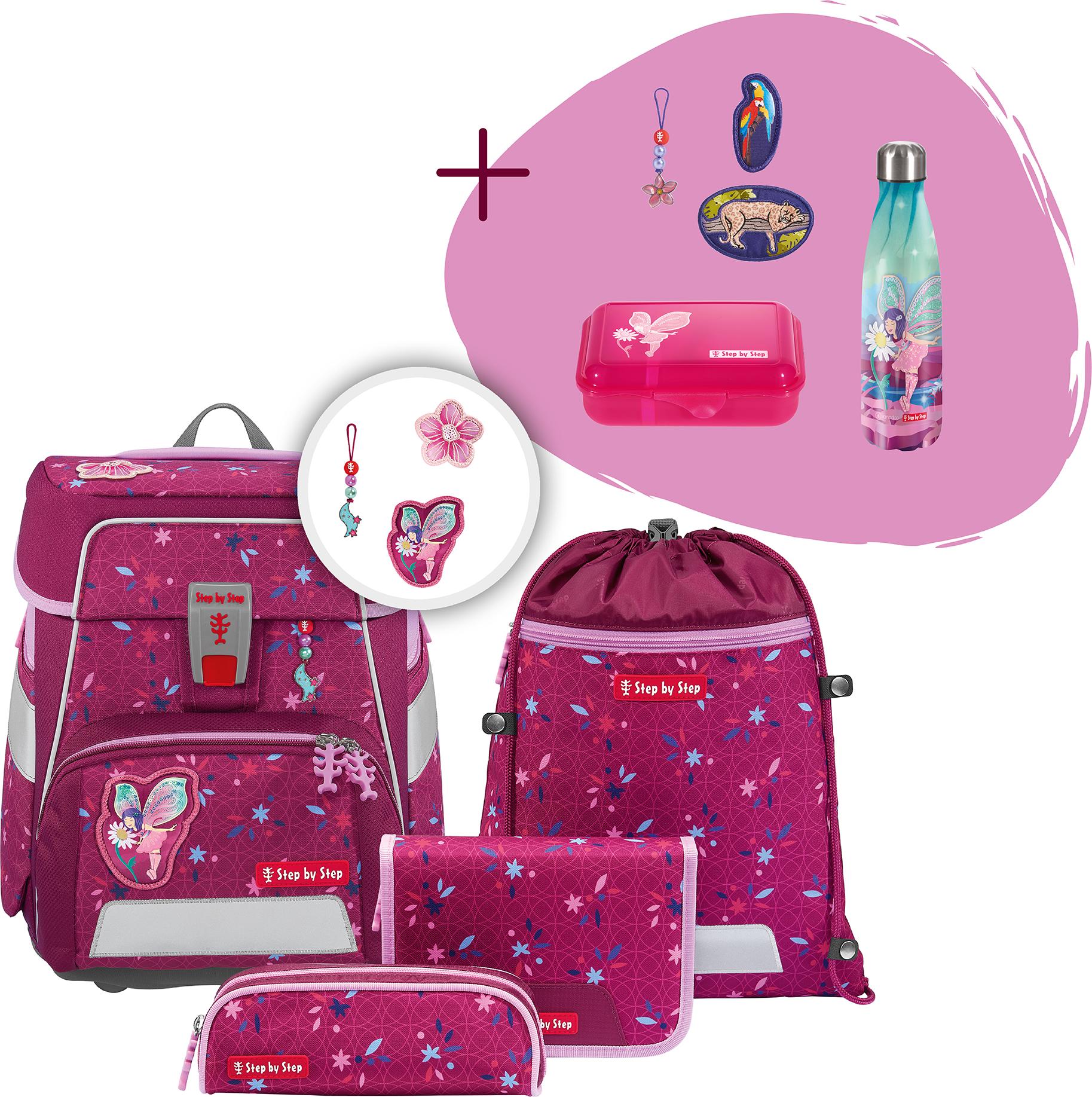 Step by Step Schulranzen-Set SbS Schulranzen-Set SPACE "Fairy Freya", 8-tlg.