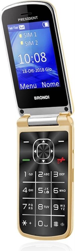 Brondi Präsident 7,62 cm (3") Gold Dual SIM 10275074