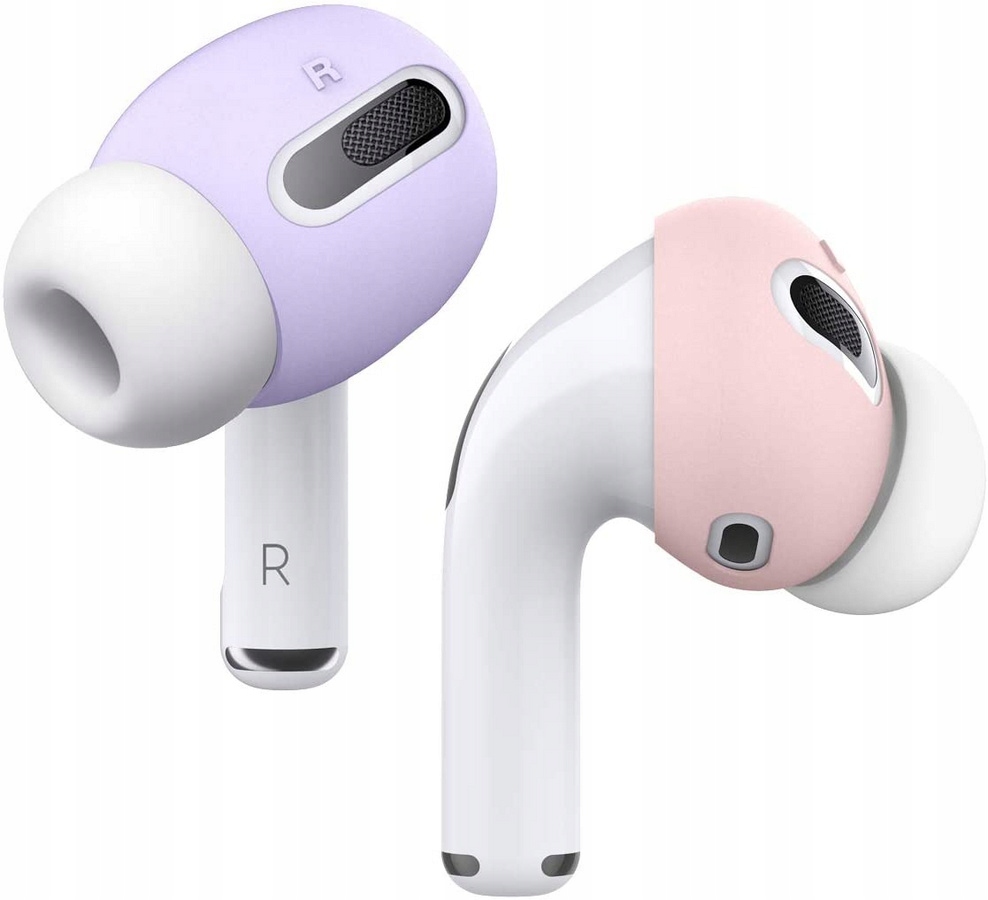 Elago Ohrstpsel-Abdeckung fr AirPods Pro, 2 Paar, schnes Pink und Lavendel EAPP-PADSM-PKLV