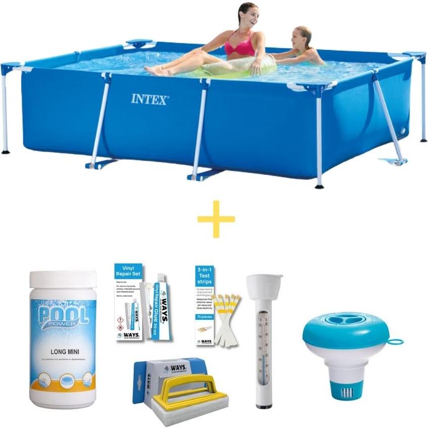 Rámový bazén Intex - 220 x 150 x 60 cm - obsahuje balenie na údržbu WAYS