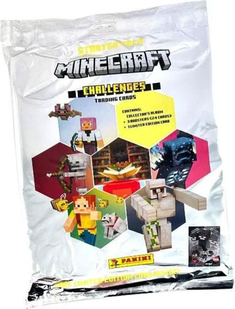 Panini Minecraft Trading Card 4 „Challenges“ – STARTER PV512999