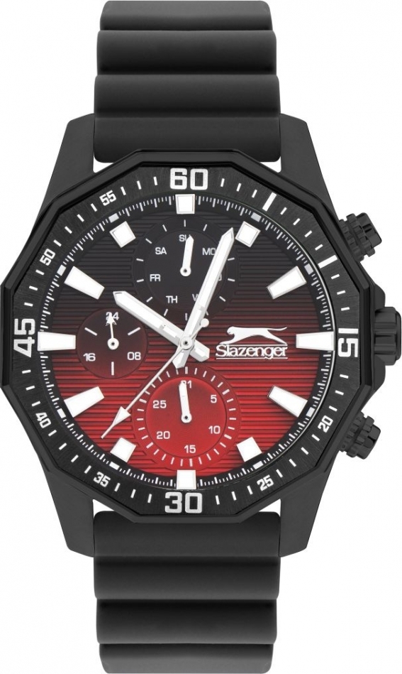 Herrenuhr SLAZENGER SL.09.2298.2.08 in Rot, perfekt als Geschenk für modebewusste Männer.