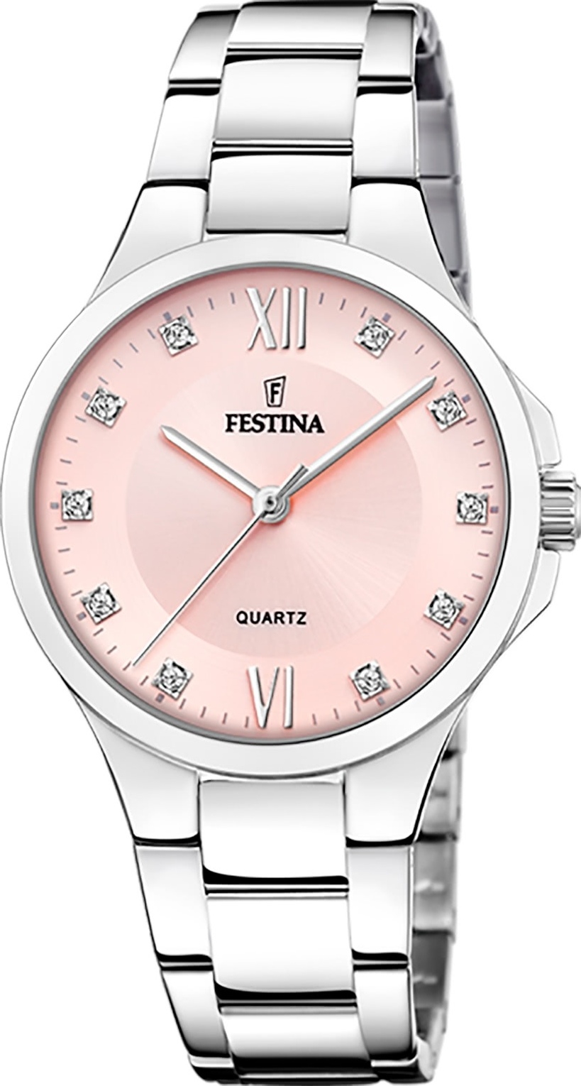 Festina dámske náramkové hodinky z nehrdzavejúcej ocele strieborné Fashion D2UF20582/2