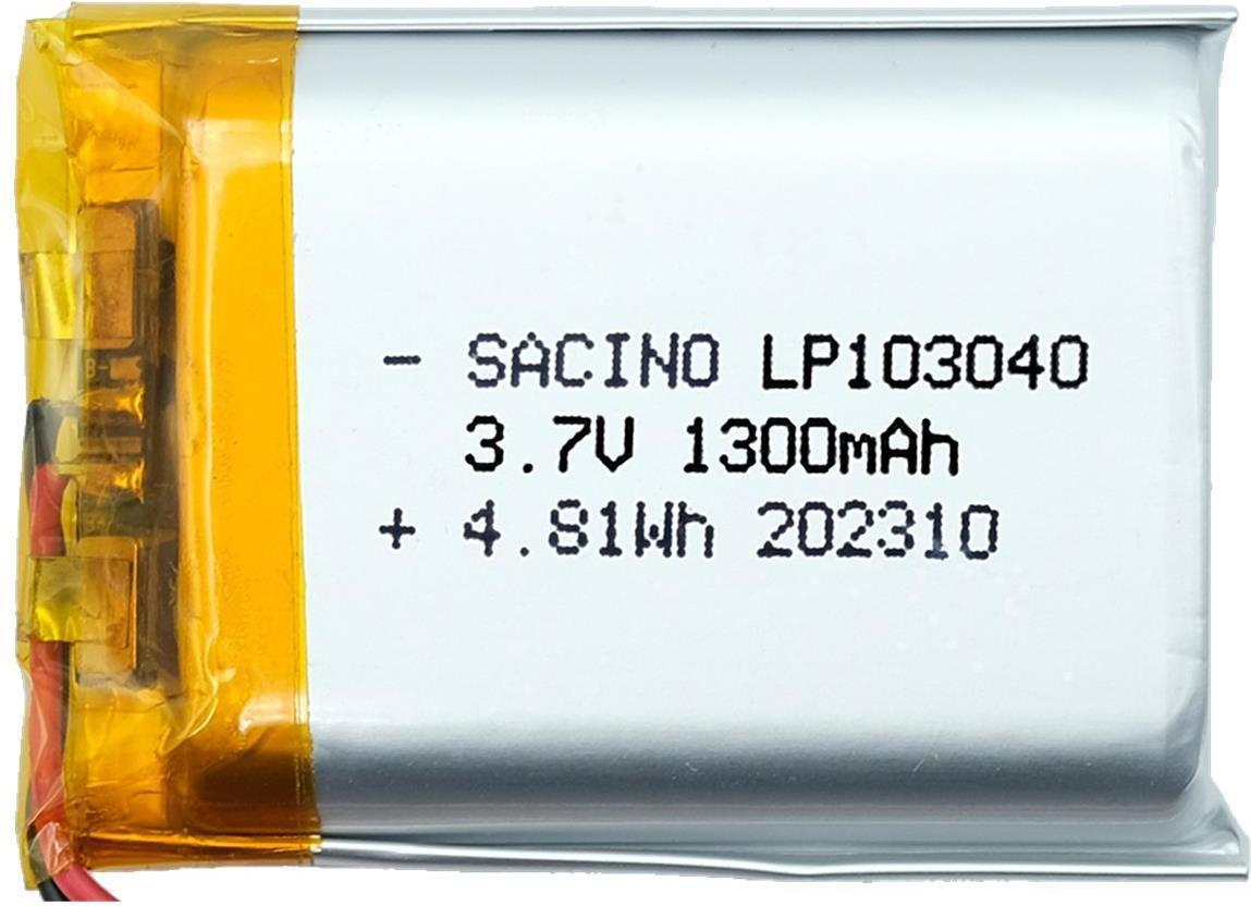 efaso LIPO Akku 103040 3.7V 1300 mAh ST PH1.25-2P für DIY Elektronikprodukte ART2450902023