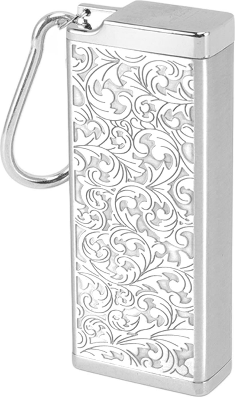 Jormftte Zigarettenetui für King-Size-Zigarren, Retro-3D-Schnitzerei, schlagfester Zigarettenhalter aus Aluminium KAU-HT-CPK-PH-20250417-130